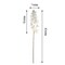 Graceful Silk Orchid Flower Stems: Set of 2, 40-Inch Artificial Centerpieces